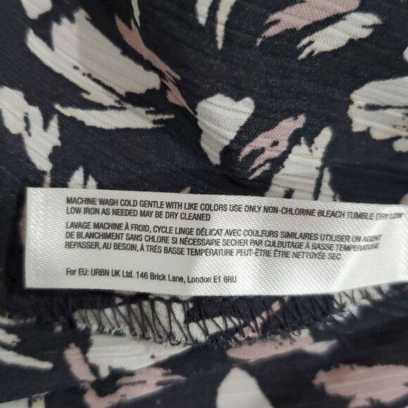 Free People Hang on Halter Printed Slip Dress Size M - Picture 10 of 11